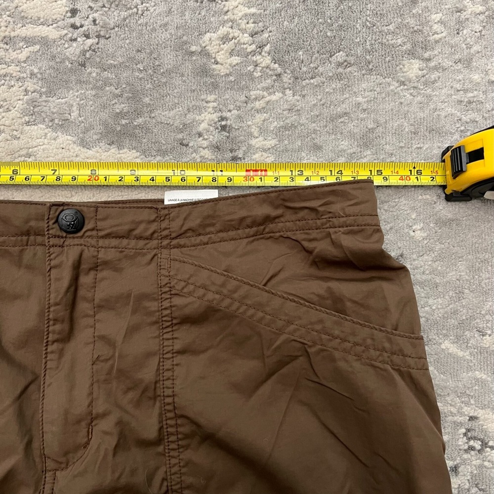 Women's Sz 6 MOUNTAIN HARDWEAR Hardware Brown CAPRI PANT OL1153 Nylon - Picture 3 of 7